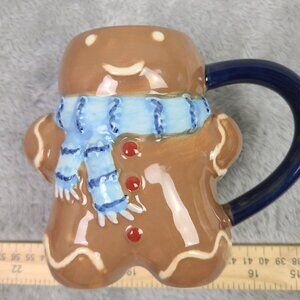 Wondershop Gingerbread Man Christmas Coffee Mug, Earthenware Microwave Safe‎